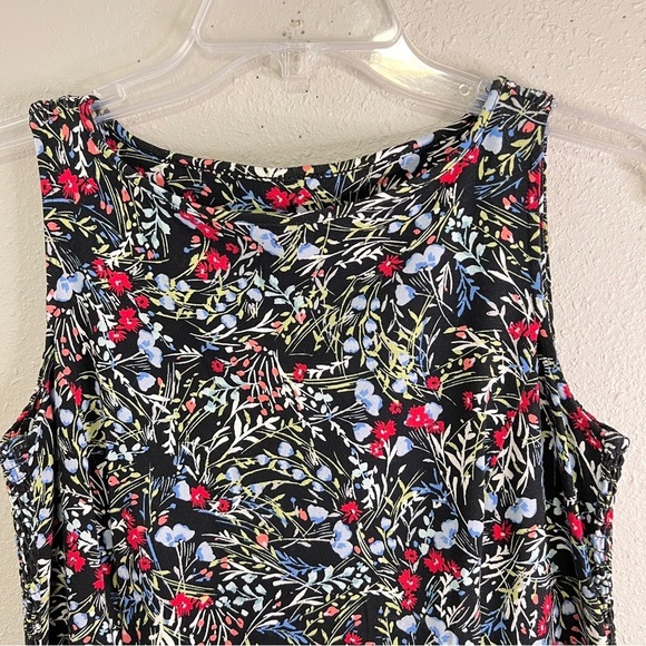 NEW! J. Jill WEARABLE COLLECTION Womens Smocked Dress Sz XS Stretchy Knit Drapy‎ - Picture 3 of 13